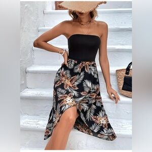 New never worn tube tap style vacation dress